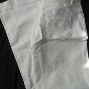 White Ann Taylor Loft Jeans